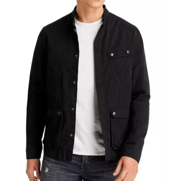 NWT John Varvatos Men's Black DOM M65 Inspired Military Field Jacket Size 48 - Picture 1 of 9